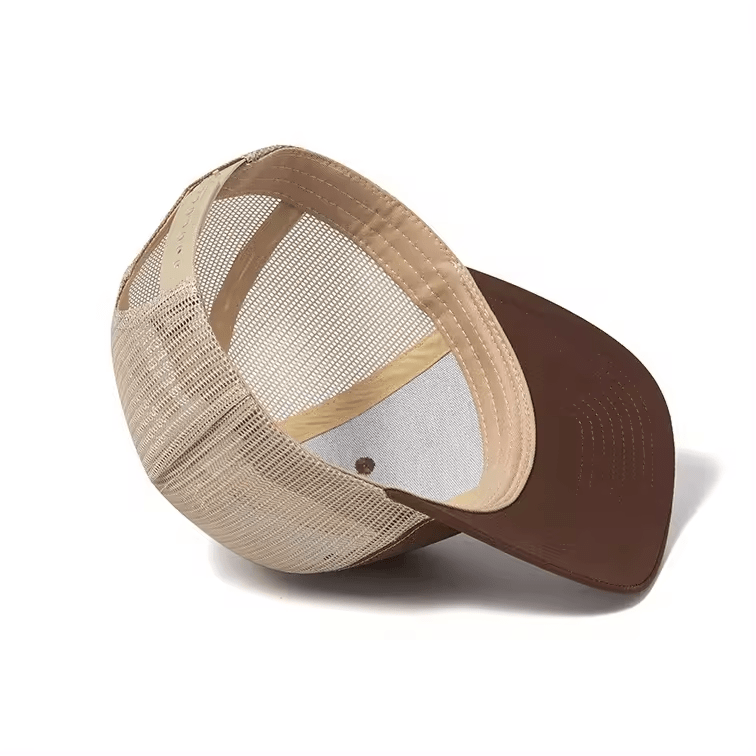 GORRA ACRILICO CURVA CON MALLA SNAPBACK LISA - Imagen 4